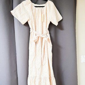 Roolee 'The Rachel' Dress, Size L, light pink/floral